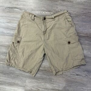 Lacoste‎ Men's 38 Vintage Y2K Khaki Cargo Shorts